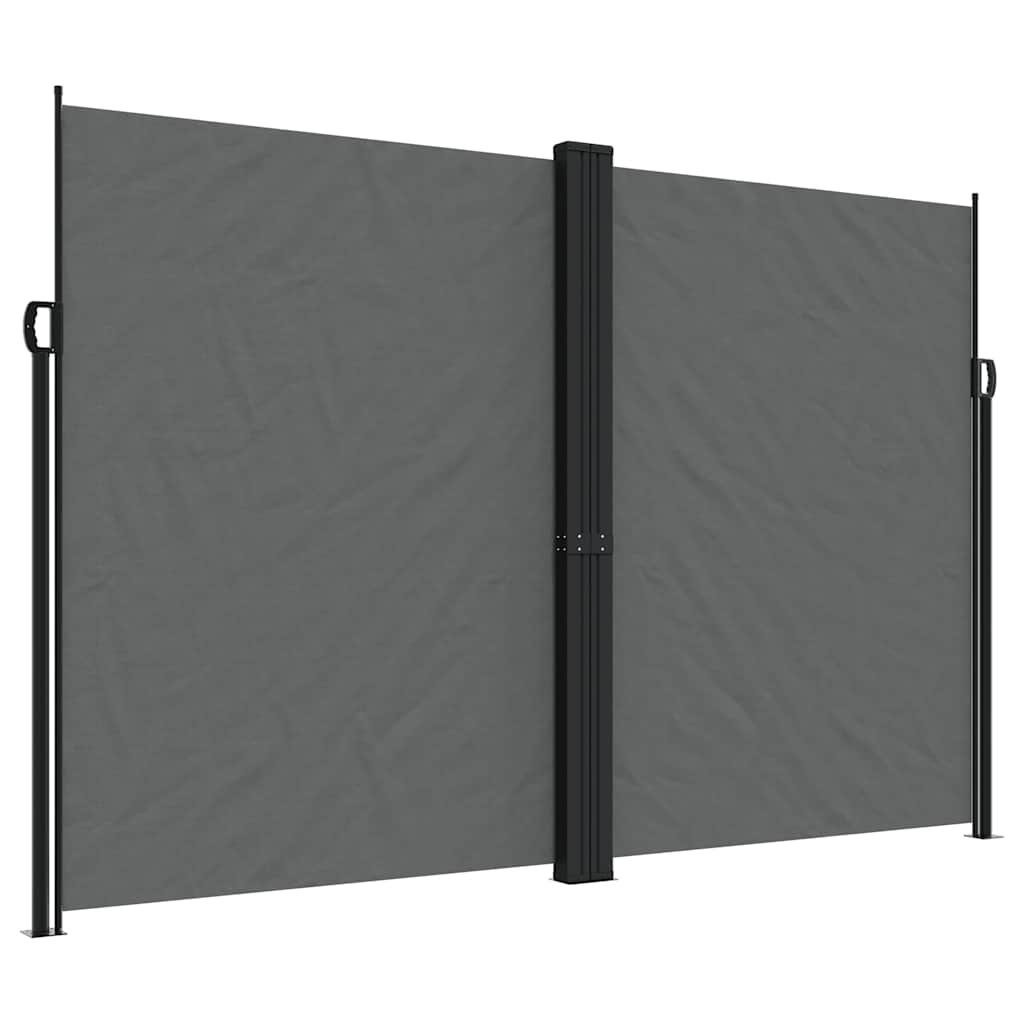 Uttrekkbar sidemarkise 220x600 cm antrasitt