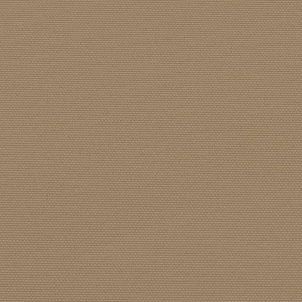 Uttrekkbar sidemarkise 140x1000 cm gråbrun
