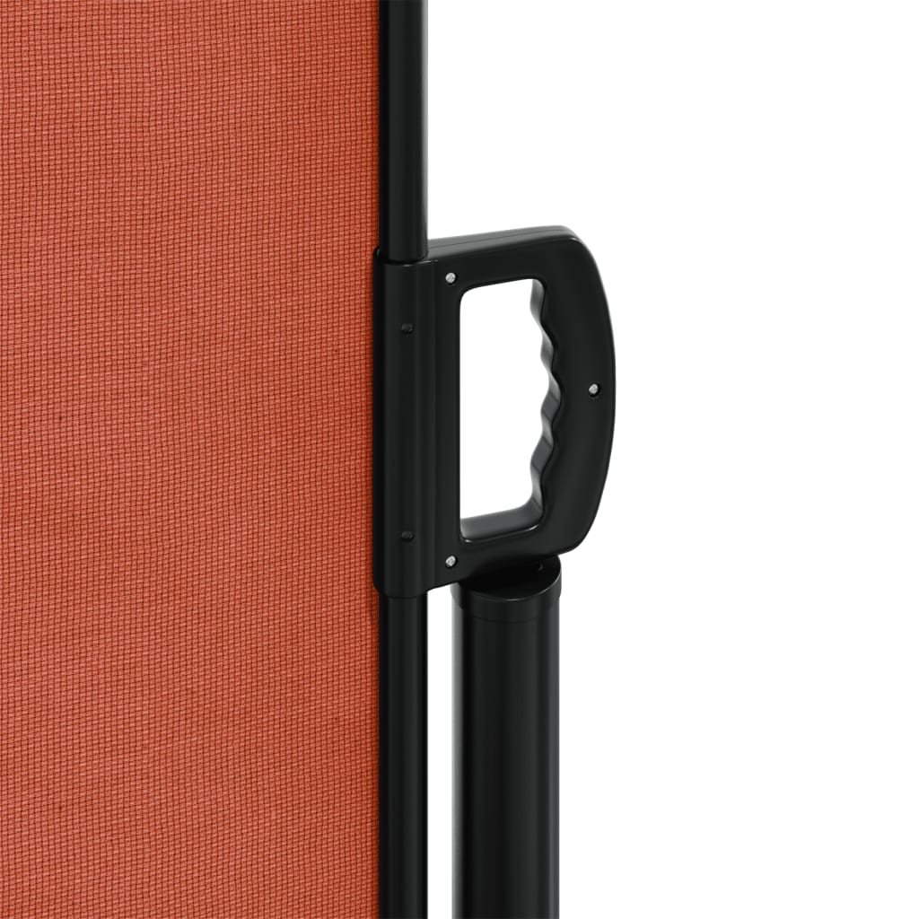 Uttrekkbar sidemarkise terrakotta 160x1000 cm
