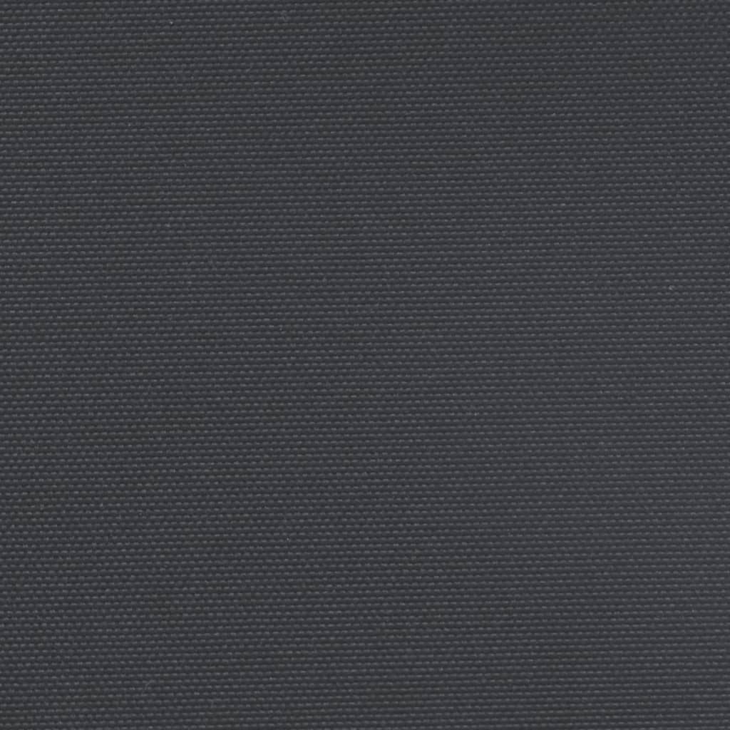 Uttrekkbar sidemarkise 180x1000 cm svart
