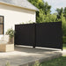 Uttrekkbar sidemarkise 180x1000 cm svart