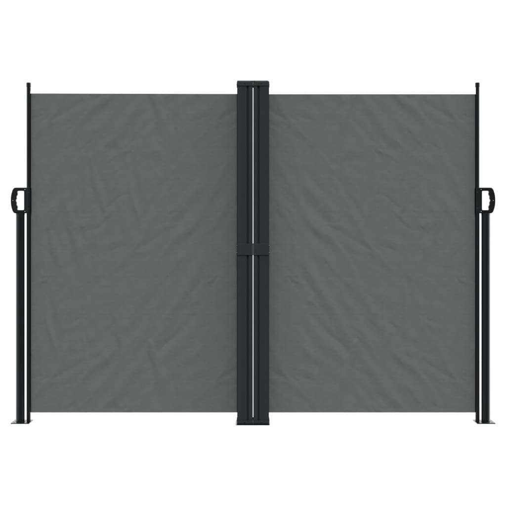 Uttrekkbar sidemarkise 180x1000 cm antrasitt
