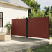 Uttrekkbar sidemarkise 180x1000 cm brun