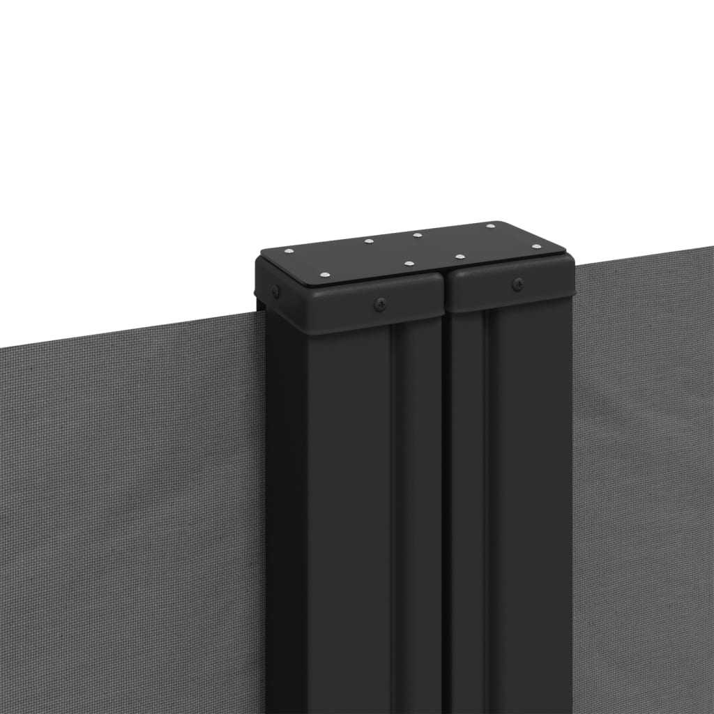Uttrekkbar sidemarkise antrasitt 120x1200 cm