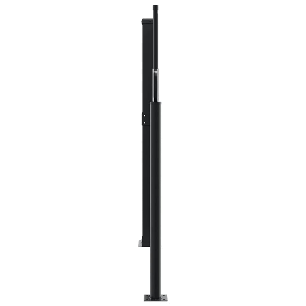 Uttrekkbar sidemarkise terrakotta 120x1200 cm