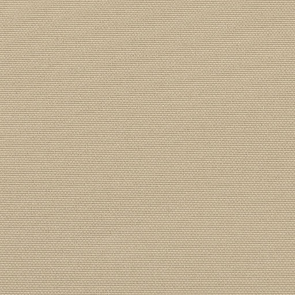 Uttrekkbar sidemarkise beige 140x1200 cm