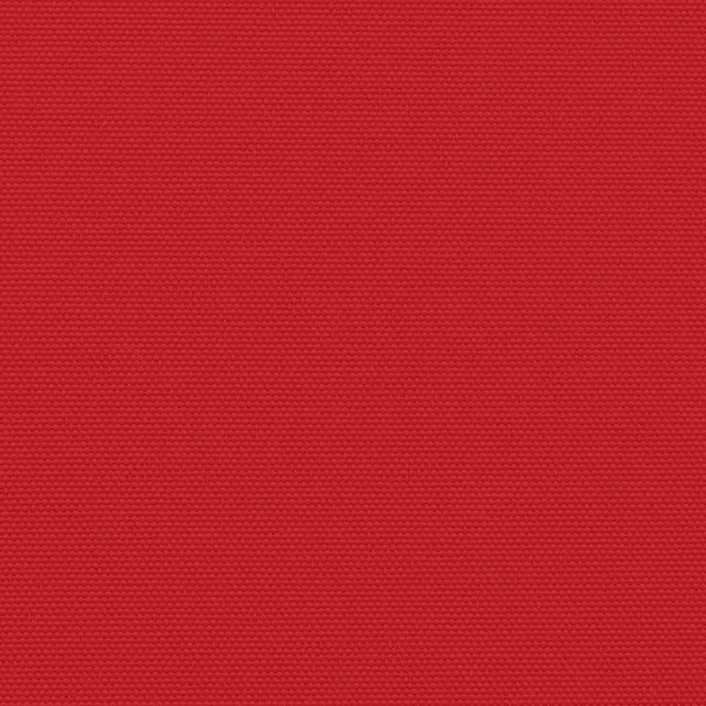 Uttrekkbar sidemarkise 160x1200 cm rød