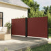 Uttrekkbar sidemarkise 160x1200 cm brun