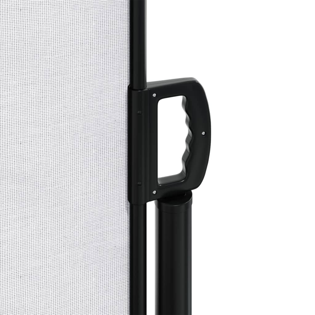 Uttrekkbar sidemarkise 180x1200 cm hvit