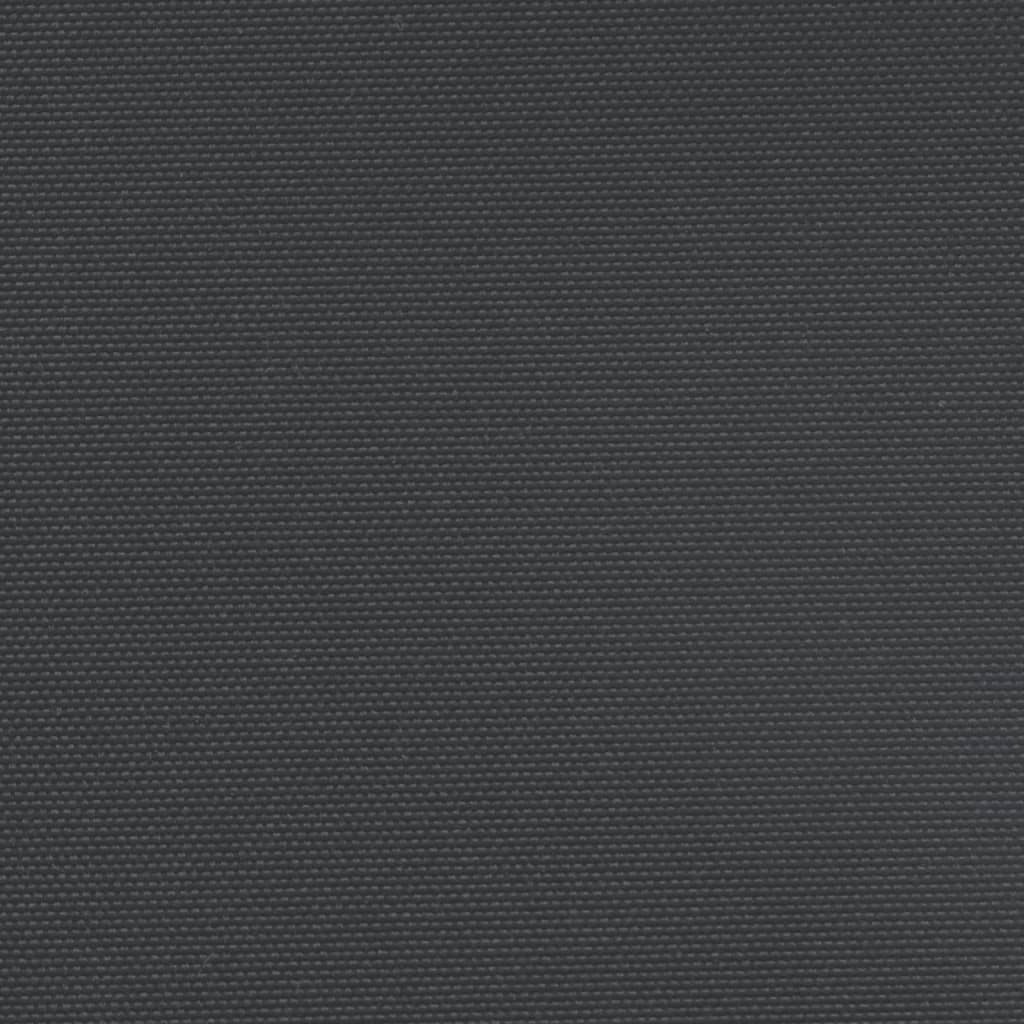 Uttrekkbar sidemarkise 200x1200 cm svart