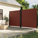 Uttrekkbar sidemarkise 200x1200 cm brun