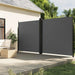Uttrekkbar sidemarkise 220x1200 cm antrasitt