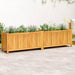 Plantekasse med foring 199x38,5x50 cm helte akasie vidaXL