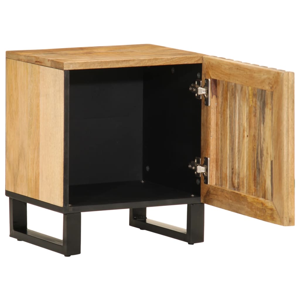 Nattbord 2 stk 40x34x46 cm grovt heltre mangotre