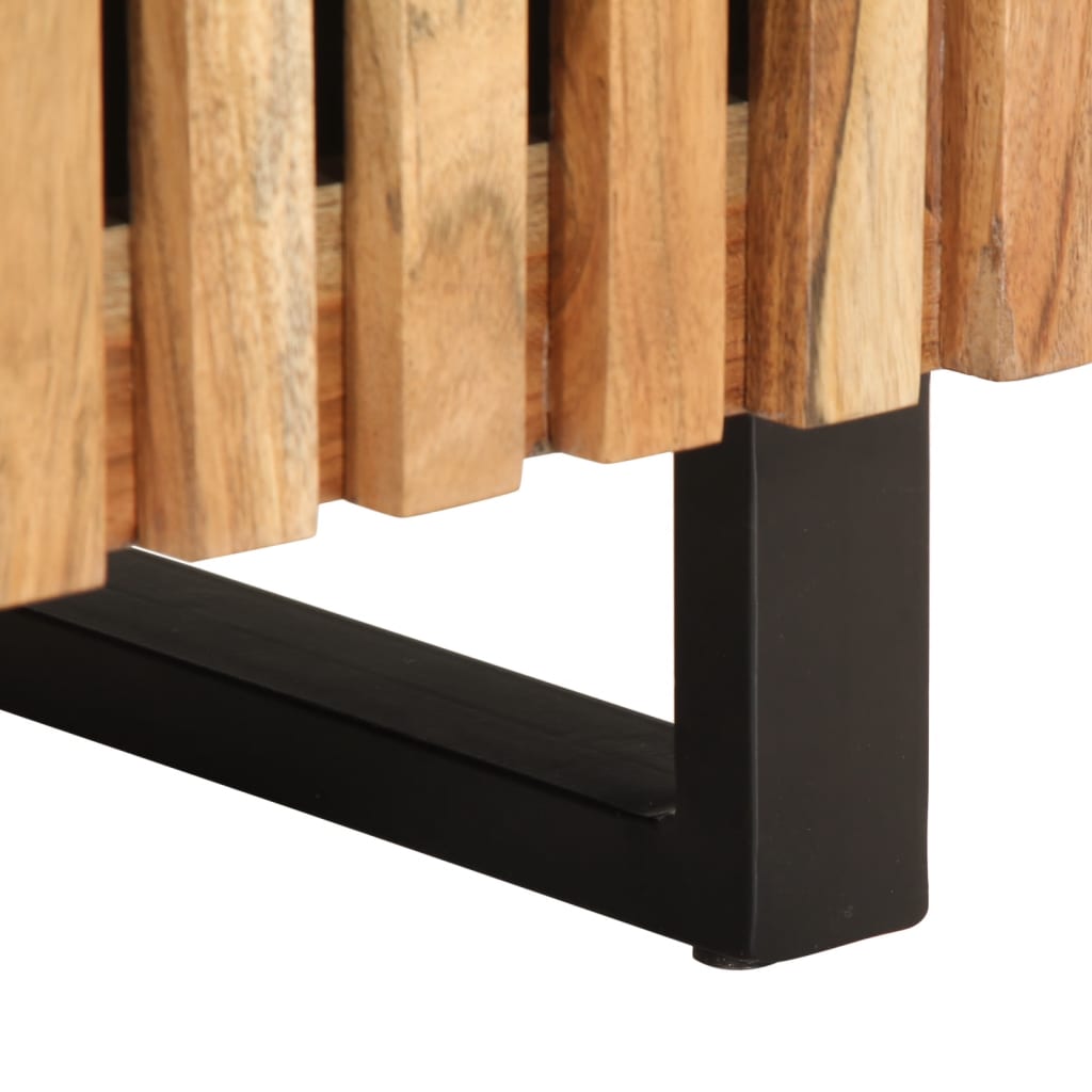 Nattbord 2 stk 40x34x46 cm heltre akasie