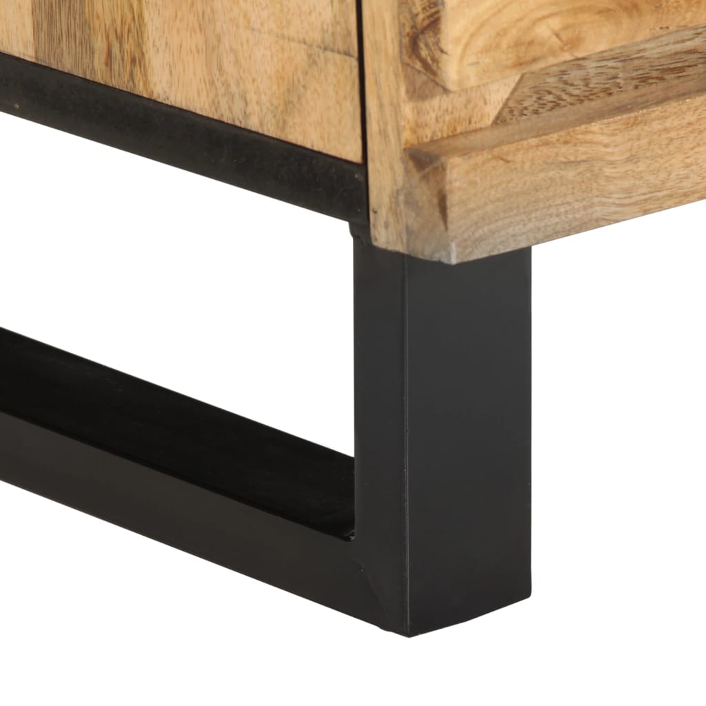 Nattbord 40x34x46 cm grovt heltre mangotre