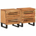 Nattbord 2 stk 40x34x46 cm heltre akasie