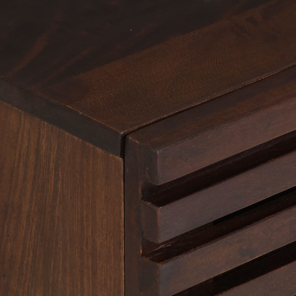 Nattbord 2 stk 40x34x46 cm heltre mango