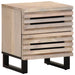 Nattbord 40x34x46 cm heltre bleket mango