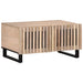 Salongbord hvit 80x51x40 cm heltre mango