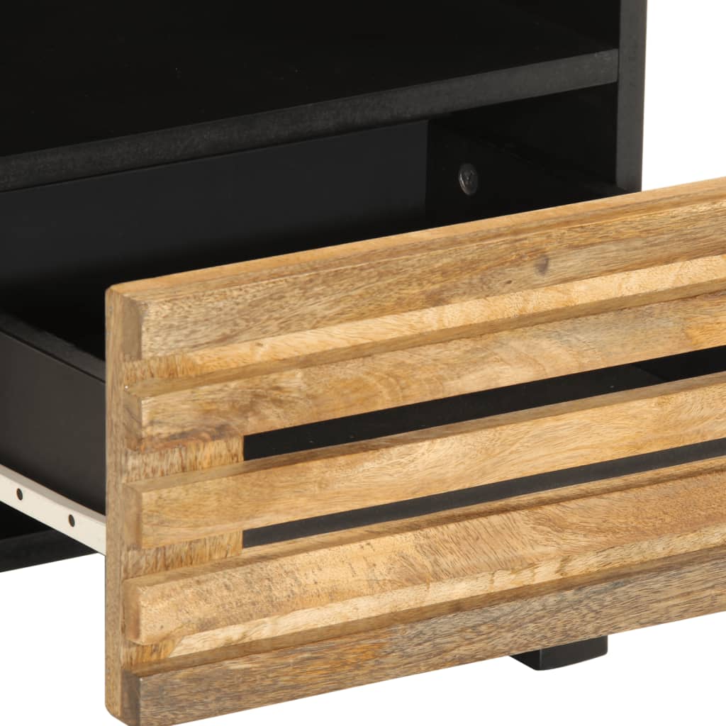 Nattbord 2 stk 40x34x46 cm grovt heltre mangotre