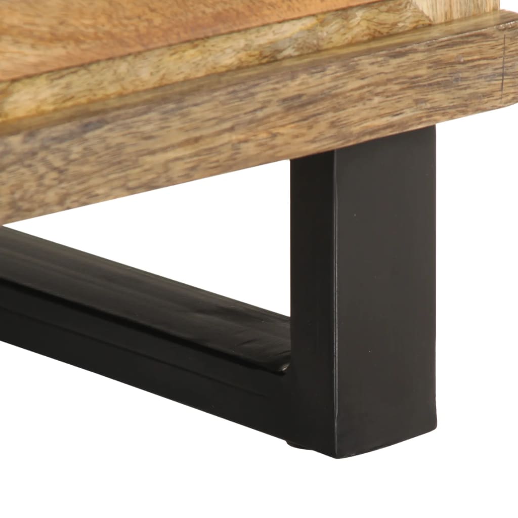 Nattbord 2 stk 40x34x46 cm grovt heltre mangotre