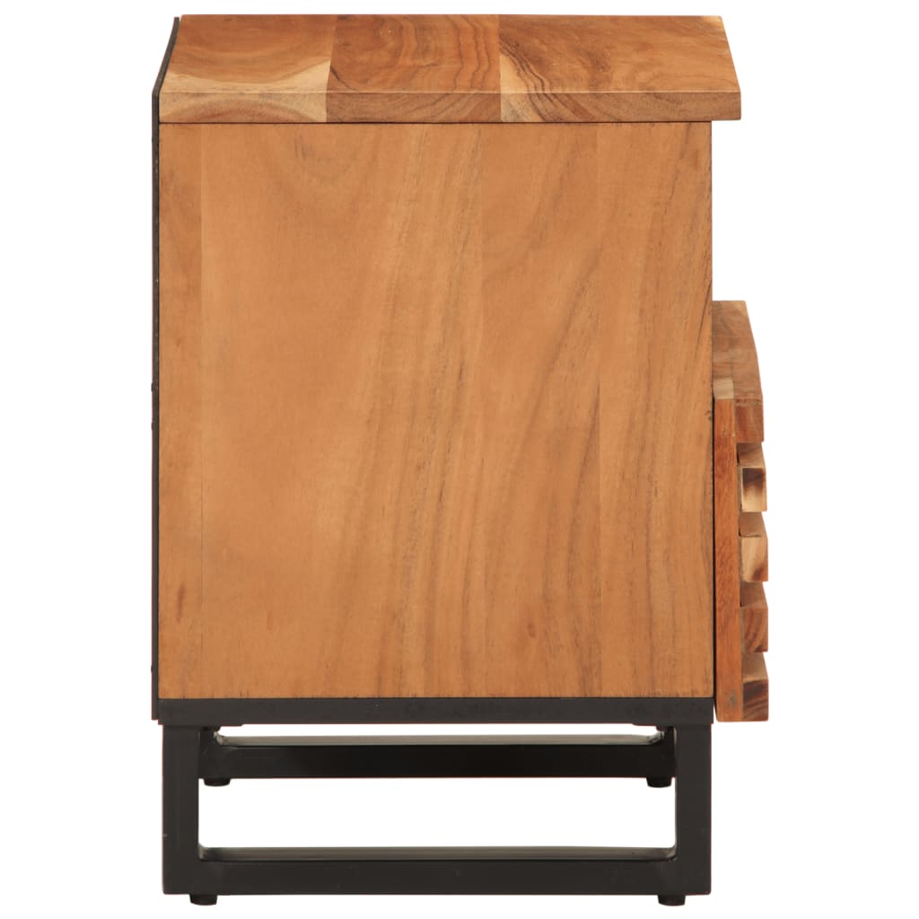 Nattbord 2 stk 40x34x46 cm heltre akasie