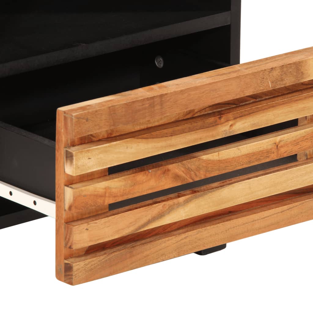 Nattbord 2 stk 40x34x46 cm heltre akasie