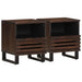 Nattbord 2 stk 40x34x46 cm heltre mango
