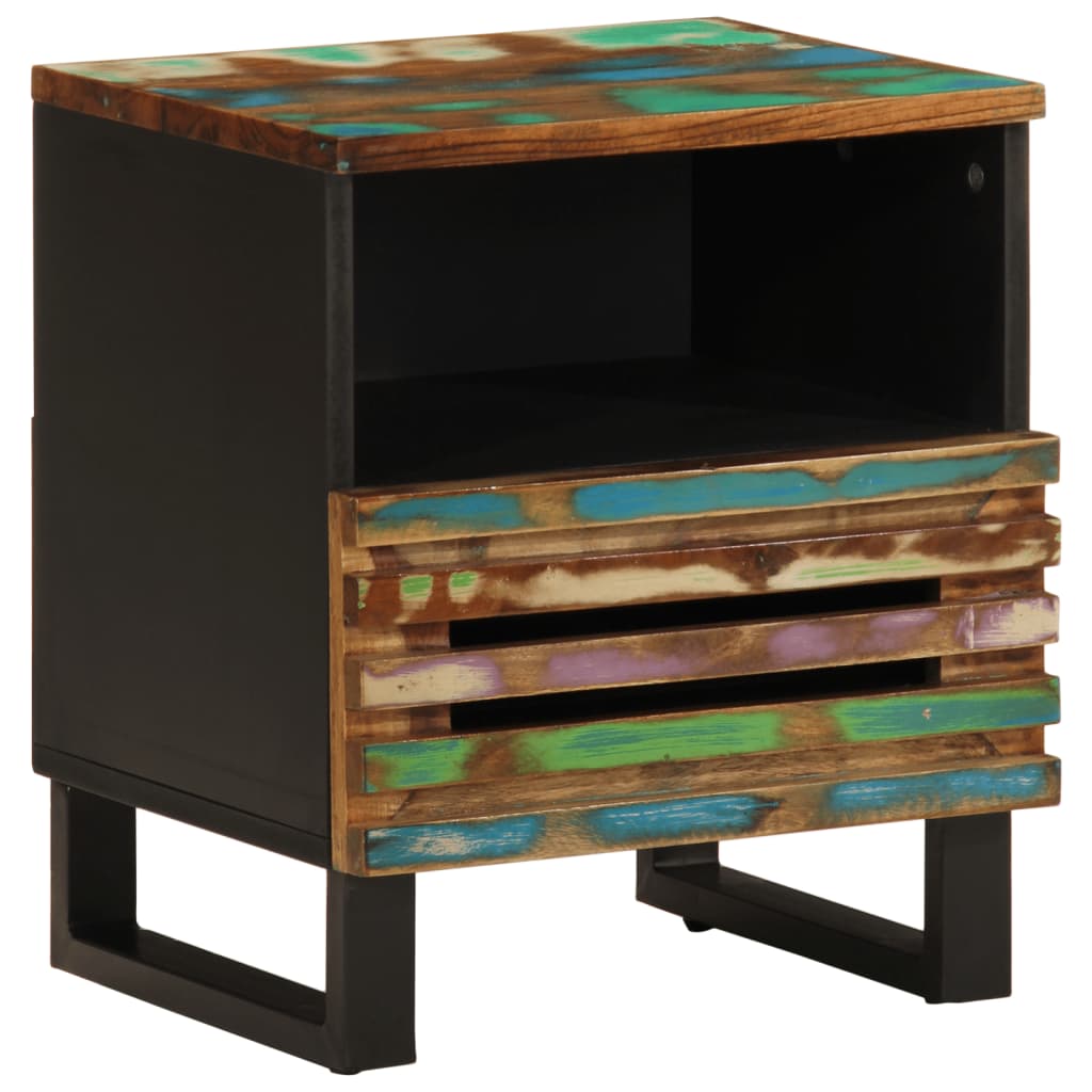 Nattbord 2 stk 40x34x46 cm gjenvunnet heltre