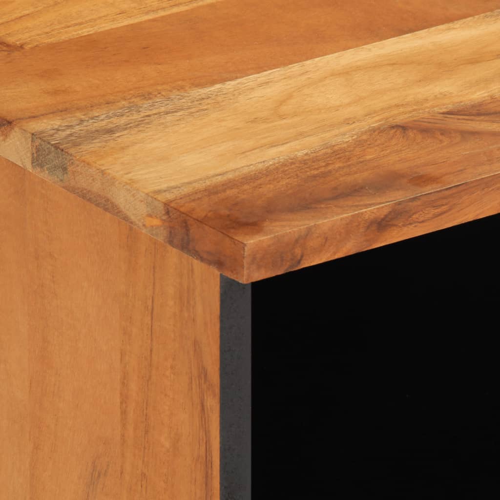 TV-benk 100x34x46 cm heltre akasie