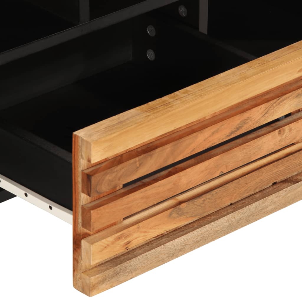 TV-benk 100x34x46 cm heltre akasie