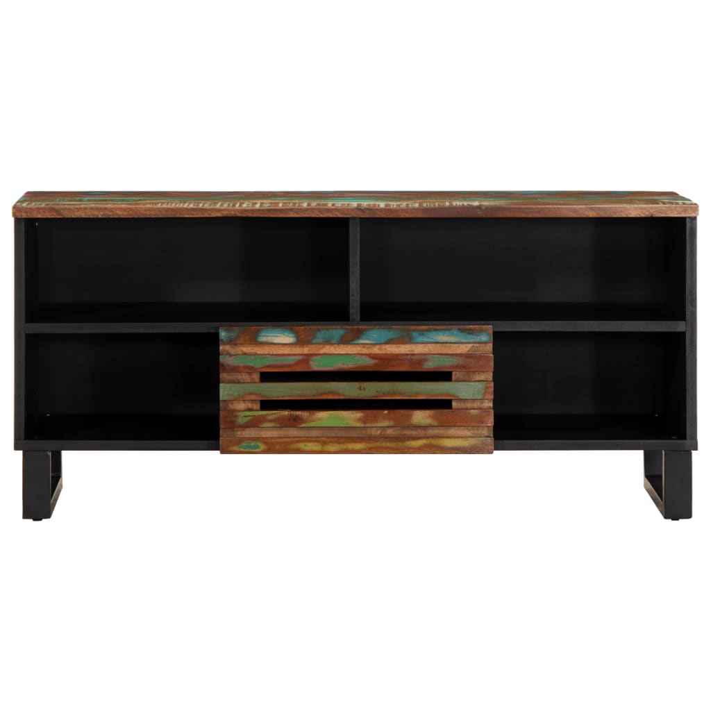 TV-benk 100x34x46 cm heltre akasie