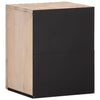 Veggmontert servantskap 38x34x48 cm heltre mango