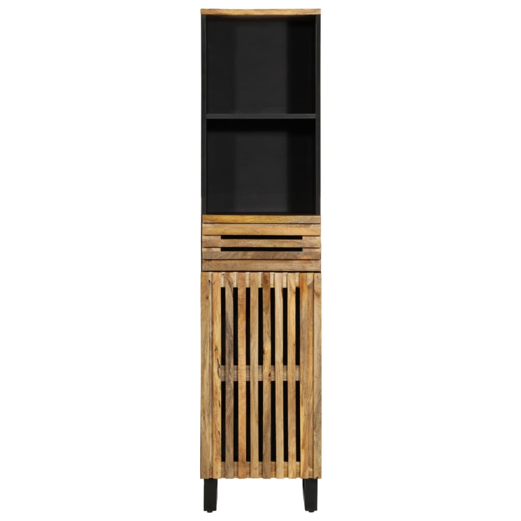 Skjenk 38x34x160 cm grovt heltre mangotre