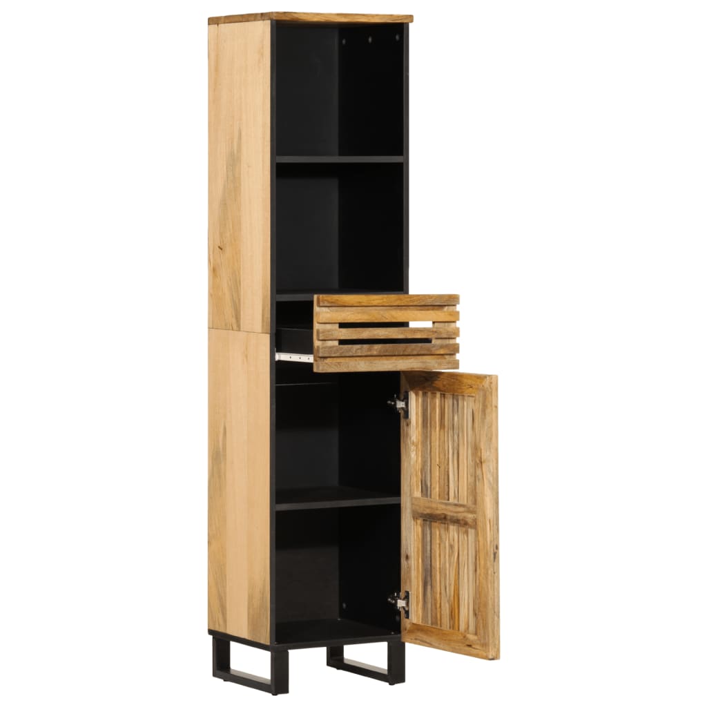 Skjenk 38x34x160 cm grovt heltre mangotre
