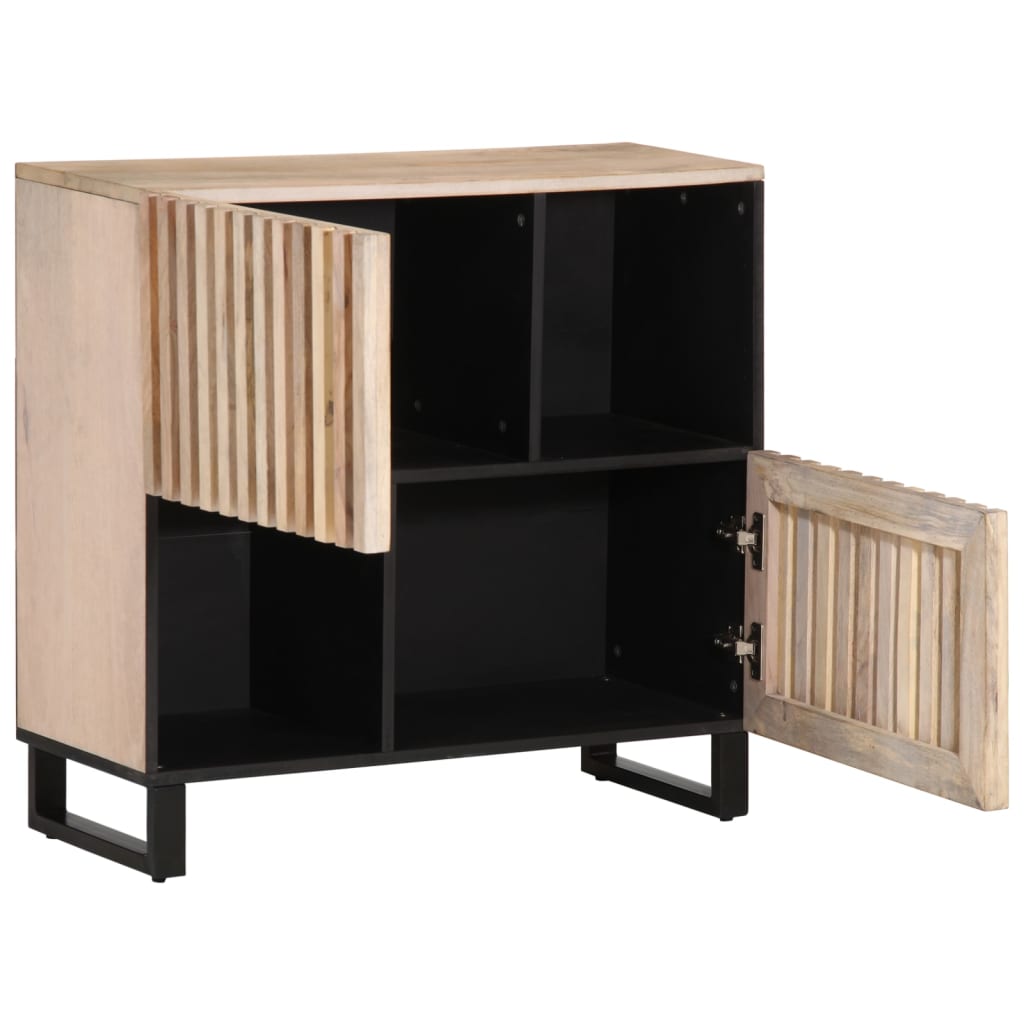 Skjenk 80x34x75 cm heltre mango