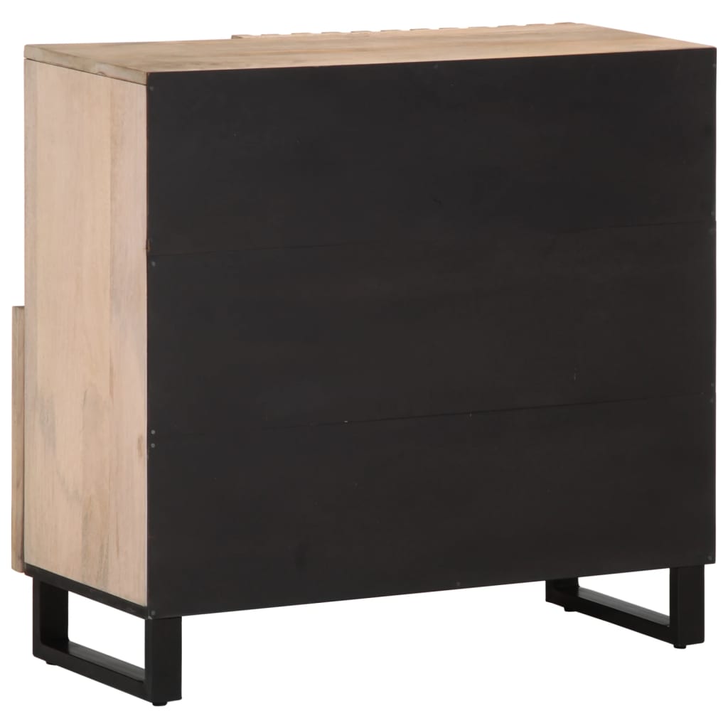 Skjenk 80x34x75 cm heltre mango