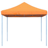 Sammenleggbart partytelt pop-up oransje 292x292x315 cm