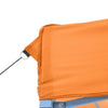 Sammenleggbart partytelt pop-up oransje 292x292x315 cm