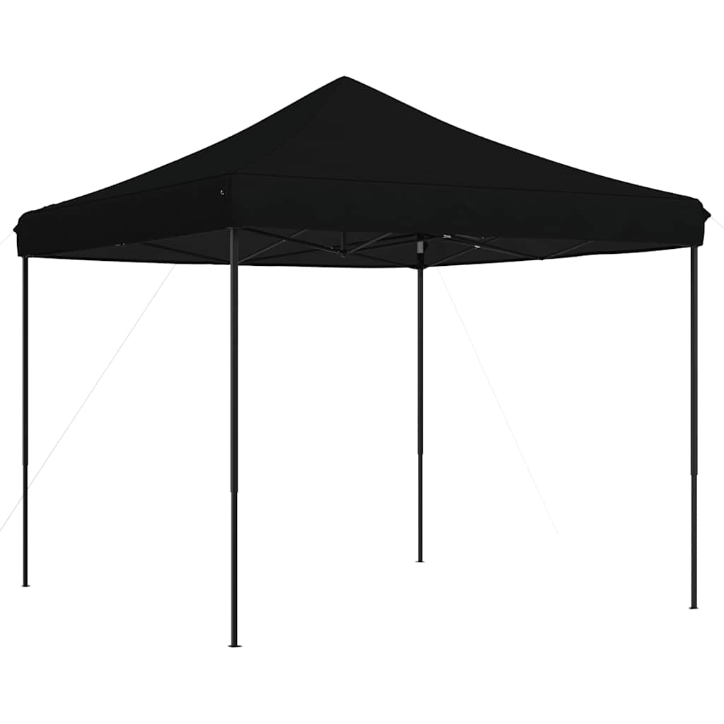 Sammenleggbart partytelt pop-up svart 292x292x315 cm