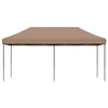Sammenleggbart partytelt pop-up brun 580x292x315 cm