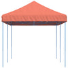 Sammenleggbart partytelt pop-up terrakotta 580x292x315 cm