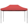 Sammenleggbart partytelt pop-up burgunder 440x292x315 cm