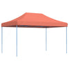 Sammenleggbart partytelt pop-up terrakotta 440x292x315 cm