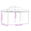 Sammenleggbart partytelt pop-up svart 440x292x315 cm