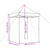 Sammenleggbart partytelt pop-up grønn 200x200x306 cm