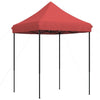 Sammenleggbart partytelt pop-up burgunder 200x200x306 cm