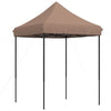Sammenleggbart partytelt pop-up brun 200x200x306 cm