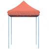 Sammenleggbart partytelt pop-up terrakotta 200x200x306 cm